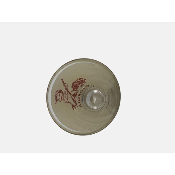 Vintage Souvenir Georgia Shot Glass With Historic Soldier & Cannon Design 2.25" - Picture 3 of 4